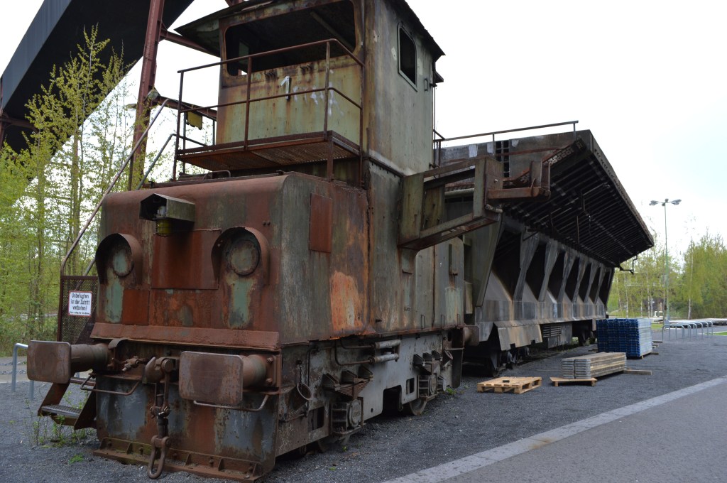 Rusty industrial machinery at Zollverein – Symbol of Germany’s industrial past