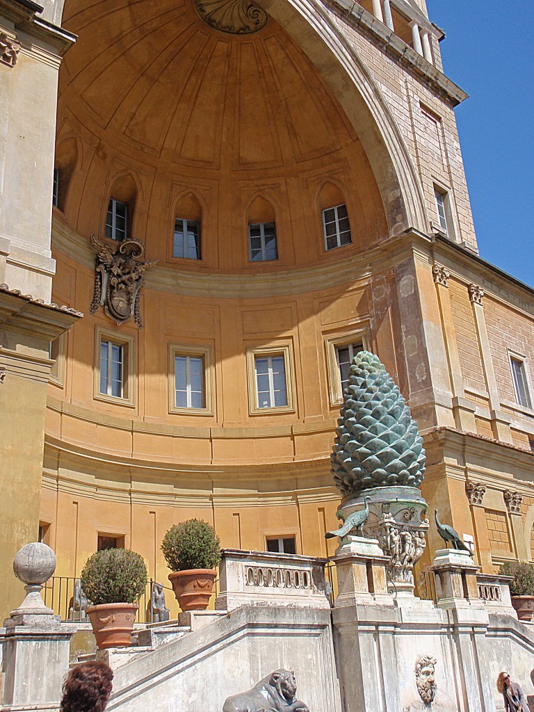 Pinecone Courtyard at the Vatican Museums – Renaissance architecture and sculpture in Vatican City