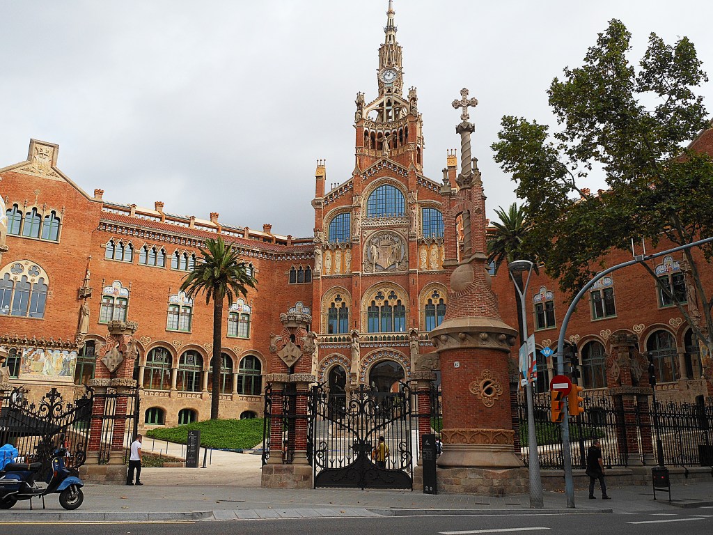 hospital de sant pau in barcelona – modernist architecture with intricate details